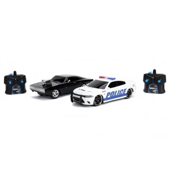 Set 2 masinute Fast and Furious cu telecomanda Toyota Supra si Dodge Charger SRT scara 1:16 Set 2 masinute Fast and Furious cu telecomanda Toyota Supra si Dodge Charger SRT scara 1:16