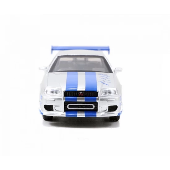 Set 2 masinute metalice Fast & Furious Nissan Skyline GT-R scara 1:32