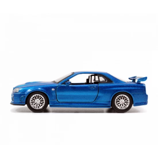 Set 2 masinute metalice Fast & Furious Nissan Skyline GT-R scara 1:32