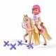 Set papusa Evie cu calut si accesorii