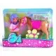 Set papusica Evi cu calut maro deschis Set papusica Evi cu calut maro deschis