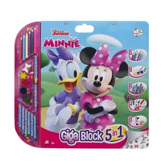 Set pentru desen 5 in1 Gigablock Minnie
