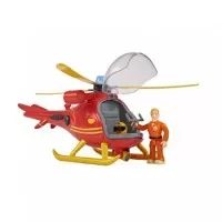 Pompierul Sam - Elicopter Wallaby cu figurina