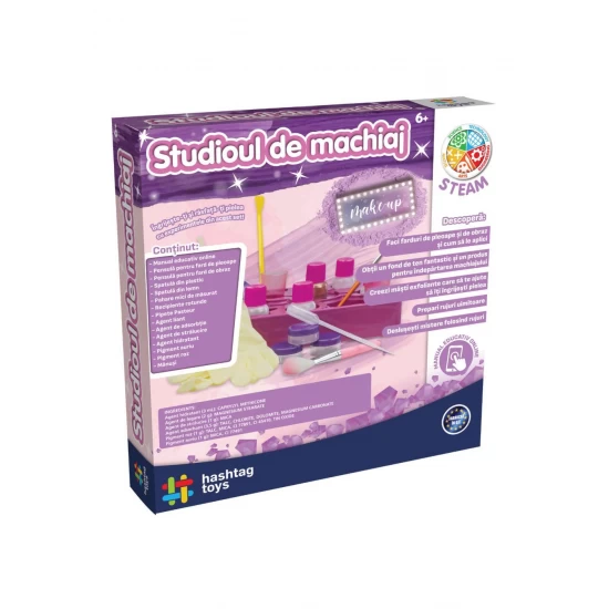 Set creativ, Studio de machiaj pentru fetite, +6 ani