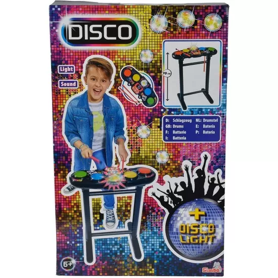 Set tobe pentru copii My Music World Disco Set tobe pentru copii My Music World Disco