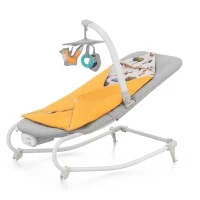 Sezlong bebelusi 3 in 1 Kinderkraft Felio 2 Forest Yellow