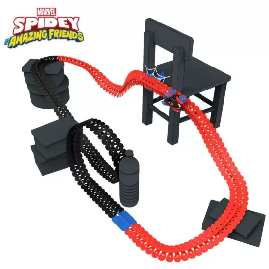 Set de joaca Miles Morales circuit flexibil Smoby Spidey