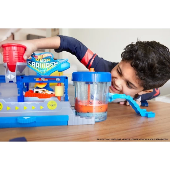 Spalatorie auto cu culori schimbatoare Hot Wheels