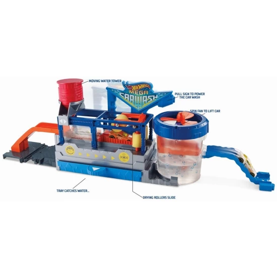 Spalatorie auto cu culori schimbatoare Hot Wheels