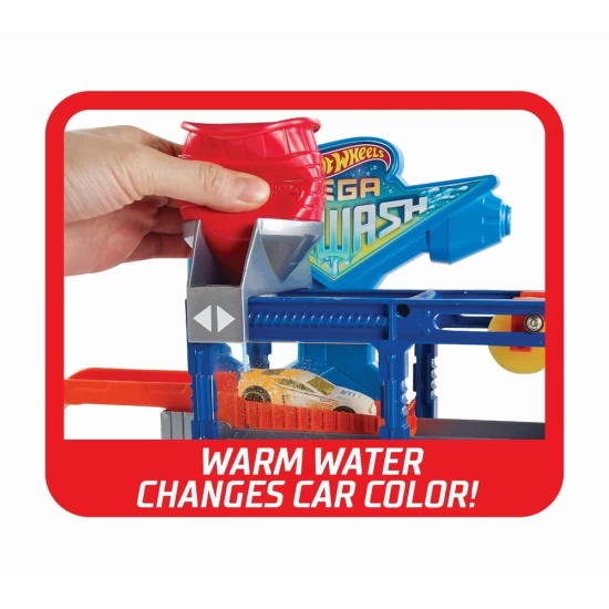 Spalatorie auto cu culori schimbatoare Hot Wheels