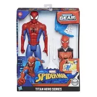 Figurina Spider-Man cu echipament si lansator 30 cm