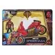 Set Spider-Man cu figurina 15 cm si vehicul