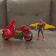 Set Spider-Man cu figurina 15 cm si vehicul