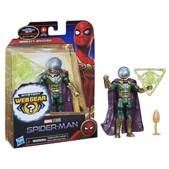 Figurina Spider-Man Mystery Webgear Thunder 15 cm Figurina Spider-Man Mystery Webgear Thunder 15 cm