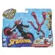 Figurina flexibila Spiderman cu motocicleta Figurina flexibila Spiderman cu motocicleta