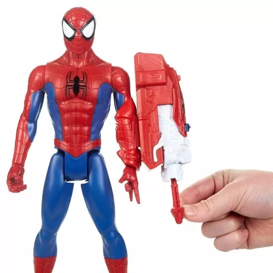 Figurina Spiderman Titan Power Pack cu lansator Figurina Spiderman Titan Power Pack cu lansator