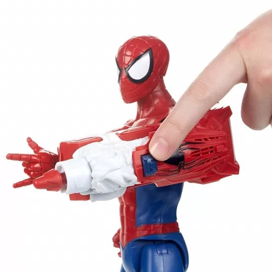 Figurina Spiderman Titan Power Pack cu lansator Figurina Spiderman Titan Power Pack cu lansator