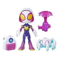 Set figurina Ghost Spider 10 cm cu accesorii Spidey Prietenii Extraordinari 