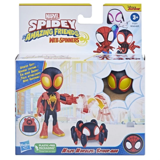 Set figurina Miles Morales Spider Man 10 cm cu accesorii Spidey Prietenii Extraordinari Set figurina Miles Morales Spider Man 10 cm cu accesorii Spidey Prietenii Extraordinari