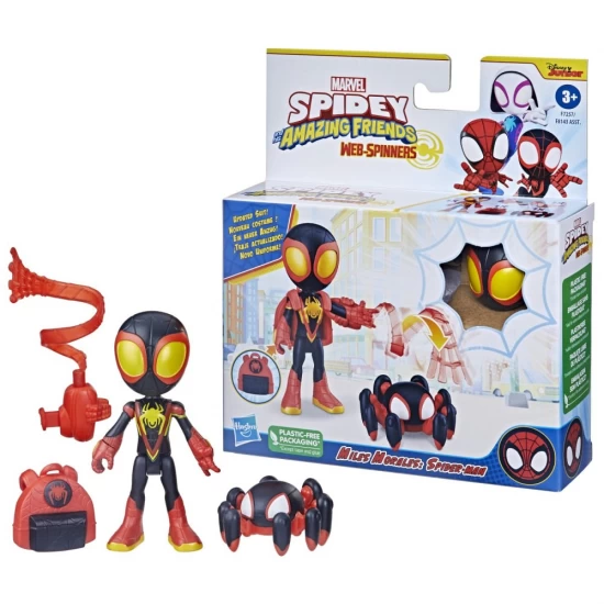 Set figurina Miles Morales Spider Man 10 cm cu accesorii Spidey Prietenii Extraordinari Set figurina Miles Morales Spider Man 10 cm cu accesorii Spidey Prietenii Extraordinari