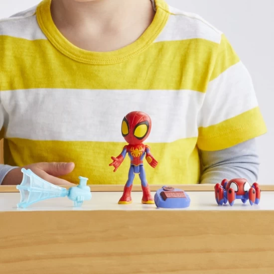 Set figurina Spidey Prietenii Extraordinari 10 cm cu accesorii