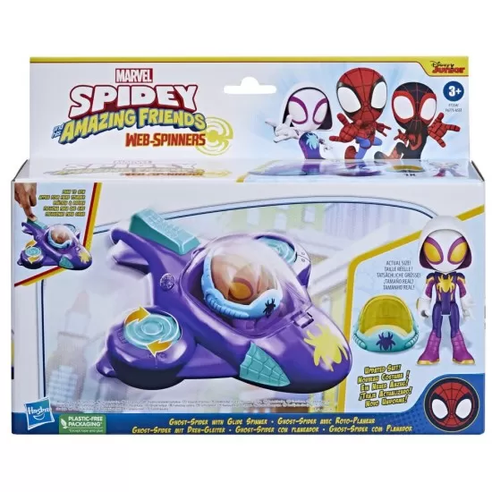 Set masinuta si figurina Ghost Spider Spidey Prietenii Extraordinari Set masinuta si figurina Ghost Spider Spidey Prietenii Extraordinari