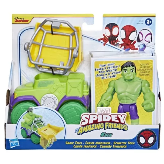 Set masinuta si figurina Hulk Spidey Prietenii Extraordinari Set masinuta si figurina Hulk Spidey Prietenii Extraordinari