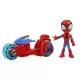 Set motocicleta si figurina Spidey Prietenii Extraordinari 10 cm Set motocicleta si figurina Spidey Prietenii Extraordinari 10 cm