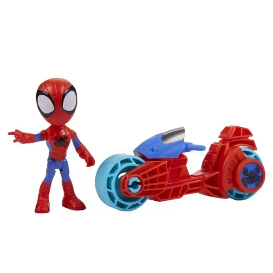 Set motocicleta si figurina Spidey Prietenii Extraordinari 10 cm Set motocicleta si figurina Spidey Prietenii Extraordinari 10 cm