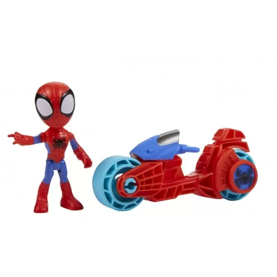 Set motocicleta si figurina Spidey Prietenii Extraordinari 10 cm Set motocicleta si figurina Spidey Prietenii Extraordinari 10 cm