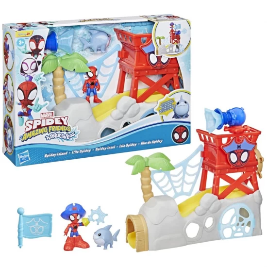 Set de joaca Spidey si Prietenii lui Uimitori Marvel Water Webs - Insula lui Spidey Set de joaca Spidey si Prietenii lui Uimitori Marvel Water Webs - Insula lui Spidey