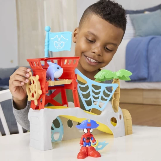 Set de joaca Spidey si Prietenii lui Uimitori Marvel Water Webs - Insula lui Spidey Set de joaca Spidey si Prietenii lui Uimitori Marvel Water Webs - Insula lui Spidey
