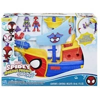 Set de joaca Spidey si Prietenii lui Uimitori Marvel Water Webs - Nava piratilor cu bule