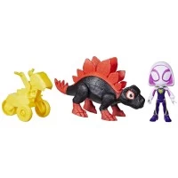 Set figurine Spidey si Prietenii Marvel Dino Webs - Dino Spin si Ghost Spider