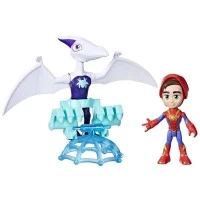 Set figurine Spidey si Prietenii Marvel Dino Webs - Ghostasaurus si Spidey