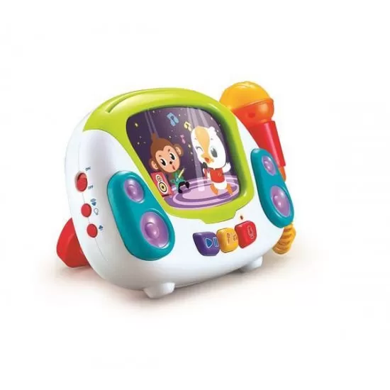 Statie Karaoke Jukebox cu microfon Hola Toys Statie Karaoke Jukebox cu microfon Hola Toys