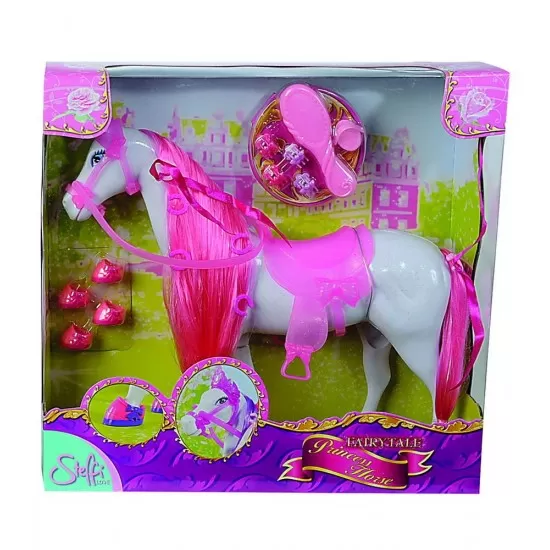 Calutul Steffi Love cu coama roz al printeselor Calutul Steffi Love cu coama roz al printeselor