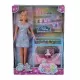 Papusa Steffi Love Sweet Dreams cu bebelus si accesorii Papusa Steffi Love Sweet Dreams cu bebelus si accesorii