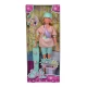 Papusa Steffi Love cu longboard si accesorii