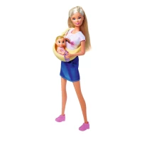 Papusa Steffi Love 29 cm cu port bebe 