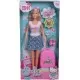 Papusa Steffi Love Hello Kitty Travel 29 cm cu accesorii Papusa Steffi Love Hello Kitty Travel 29 cm cu accesorii