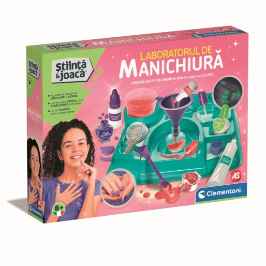 Set educativ Stiinta si Joaca - Laboratorul de manichiura