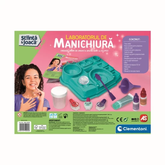 Set educativ Stiinta si Joaca - Laboratorul de manichiura