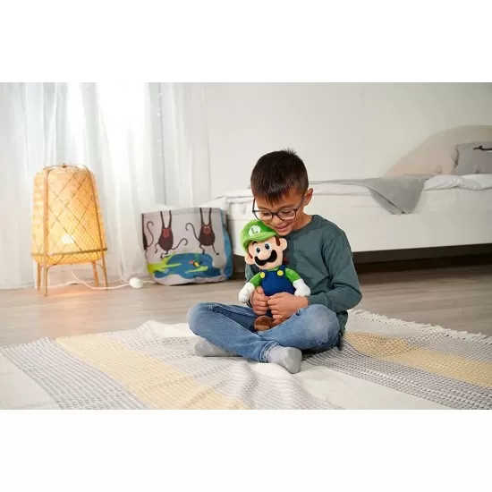 Jucarie plus Super Mario Luigi 30 cm Jucarie plus Super Mario Luigi 30 cm