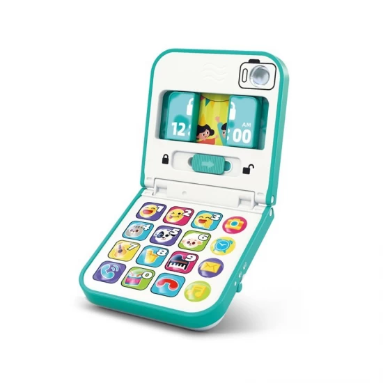 Telefon interactiv pentru copii pliabil si glisant Hola Toys Telefon interactiv pentru copii pliabil si glisant Hola Toys