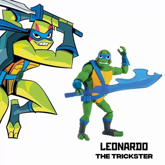Figurina Leonardo cu accesorii Testoasele Ninja Figurina Leonardo cu accesorii Testoasele Ninja