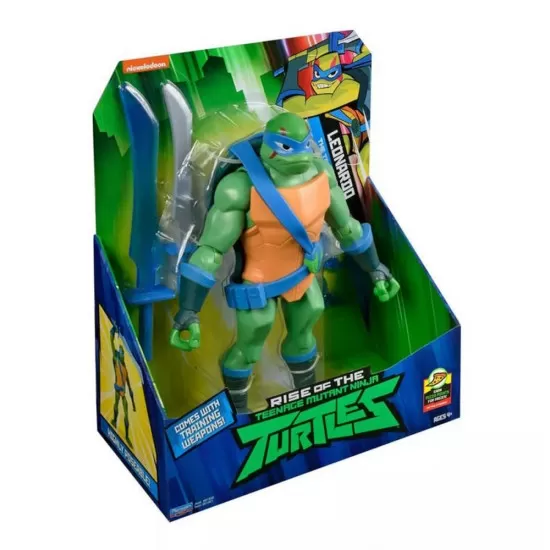Figurina Leonardo gigant cu accesorii de lupta Testoasele Ninja Figurina Leonardo gigant cu accesorii de lupta Testoasele Ninja