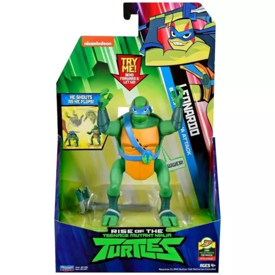 Figurina Leonardo cu functie sonora Testoasele Ninja Figurina Leonardo cu functie sonora Testoasele Ninja