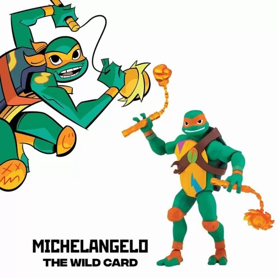 Figurina Michelangelo cu accesorii Testoasele Ninja Figurina Michelangelo cu accesorii Testoasele Ninja
