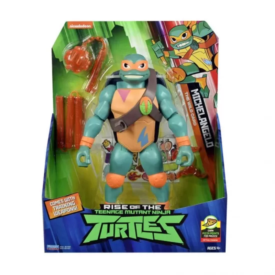 Figurina Michelangelo gigant cu accesorii de lupta Testoasele Ninja Figurina Michelangelo gigant cu accesorii de lupta Testoasele Ninja